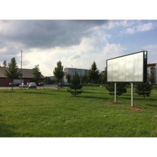 BILLBOARD AUF ZWEI BEINEN - 330X200 CM Werbung Marketing Werbemittel Werbemateri