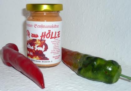 Chili Senf Carolina Reaper R.I.P sehr sehr scharf