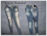 Jeans im Knitterlook