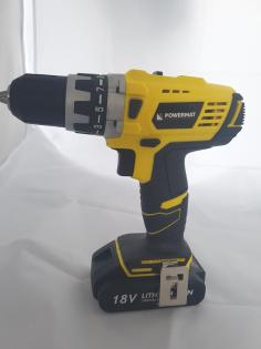 POWERMAT PM-WA-18V-PRO Akku-Schlagschraubendreher 2 Akkus LI-ION 18V 50Nm zweigä