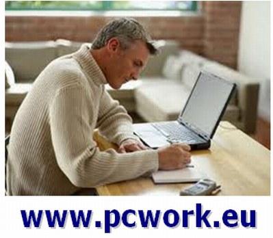 Nebenjob von zu Hause, online im Home Office arbeiten