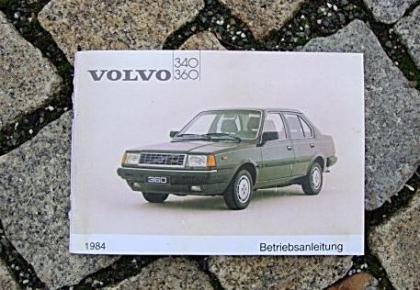 Betriebsanleitung Volvo 340 / 360 1984