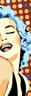 Marilyn Monroe Neo Pop Art Kunstdruck