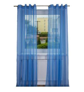 Fertige Voile Gardine 145x250 4 Farben Schal Schleier Fensterdekoration Vorhang