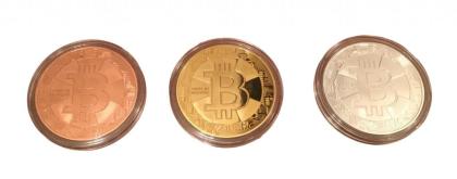 Bitcoin Münzen / Münze zum Sammeln, Schlüsselanhänger & Bitcoin Halskette