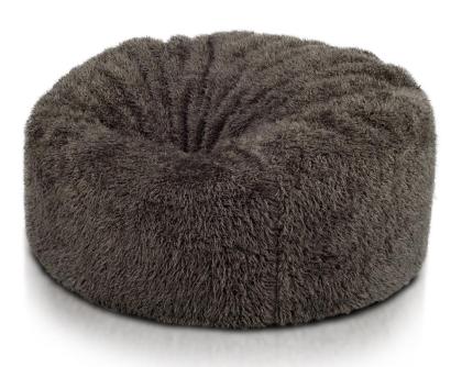 Hülle Bezug Sitzsack Island Mini Shaggy ohne Füllung weich Sitzkissen Hocker