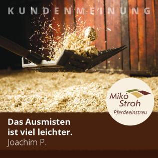 Pferdeeinstreu aus Weizenstroh