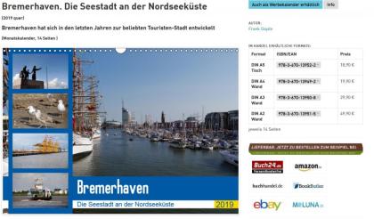 Kalender2021 Bremerhaven - die Seestadt an der Nordseeküste