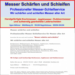 Messer für Rasenmäher, Rasentraktor, Strauchhäcksler schärfen und schleifen
