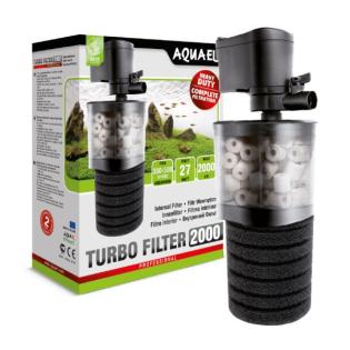 Aquael Turbo Aquarium Filter 500 - Strömungspumpe mit Filtermedien Diskus Barsch