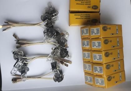 30 x H 3, Halogen, 24 Volt Scheinwerferbirnen