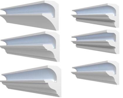 Polystyrol FL Stuckleiste Lichtprofile LED indirekte Beleuchtung