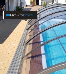 Albixon Pool Überdachung Klasik B 8, 60x 4, 71 Gratis Dolphin E10 Vivapool Ausve