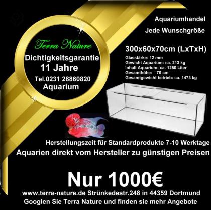 Aquarium Handel 150x50x60cm ca.450 L