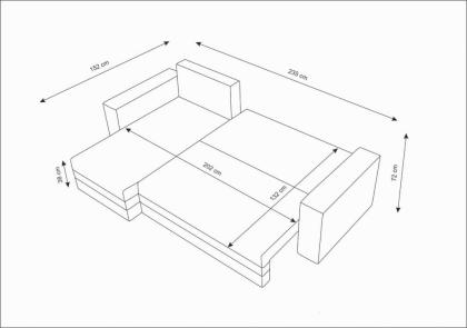 Sofa Couch Wohnzimmersofa Schlafsofa ausziehbar Ecksofas mit Schlaffunktion