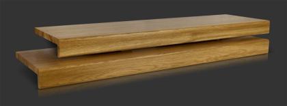 HOLZTREPPENSTUFEN STUFEN AUS EICHE ESCHE BUCHE 85x25cm