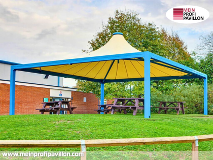 Pavillon 9x9 Überdachung Pagodenzelt Pvc Schule Universität Campus