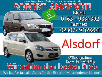 Kaufe jedes Auto Alsdorf | Ankauf von Autos Alsdorf - Fairen Preis verkaufen
