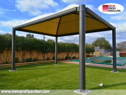 Pavillon 4x4 Überdachung Sonnenschutz Festzelt Terrassenüberdachung Pvc