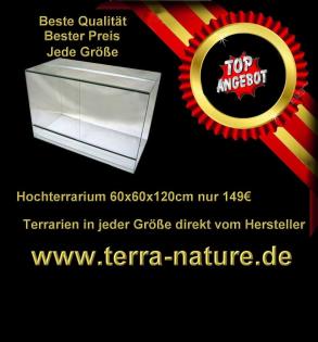 Glas Terrarium 100x50x50 cm nur 80€ in jeder Größe möglich