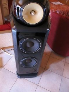 B&W Bowers&Wilkins 802D2 802 Diamond High End Standlautsprecher in schwarz Top