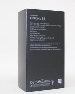 Samsung Galaxy S8, 64GB, black | Neu, OVP und Rechnung