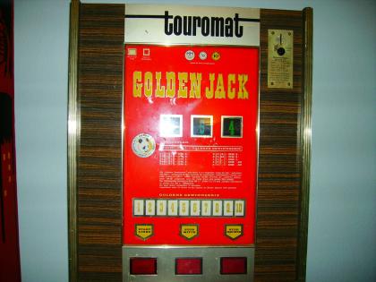 SCHÖNER ALTER SPIELAUTOMAT DER 60ger JAHRE GOLDEN JACK VON TOUROMAT ZU VERKAUFEN