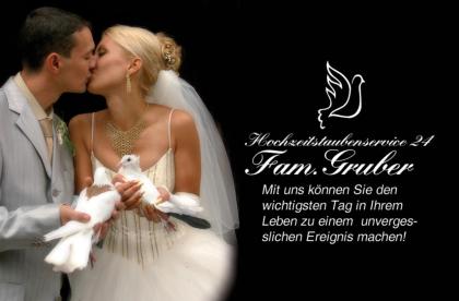 Hochzeitstauben PLZ 9 - Das Geschenk für die Hochzeit...