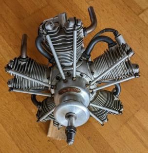 Seidel St 525 B 5 Zylinder Benzin 125ccm Sternmotor radial