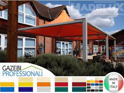 Pavillon Zelt Stahl personalisierte Farben professionell neu 5x5 Garden Café Hot