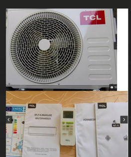 TCL Split Klimaanlage 9000 BTU WLAN WiFi Klimagerät 2, 5kW Klima - Modell XA21