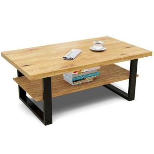 Kaffeetisch Eichentisch Beistelltisch Couchtisch 115x65cm
