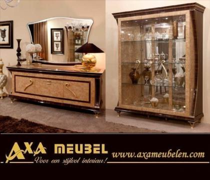 Klassische Italienische Hochglanz Wohnzimmer AXA Möbeln 