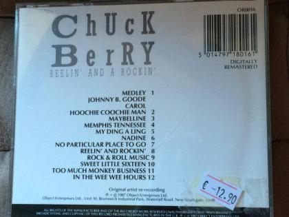 CD > CHUCK BERRY, 1987, ungespielt, REELIN' AND ROCKIN', VERSANDFREI !!