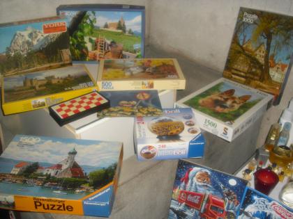 5 verschiedene Puzzles