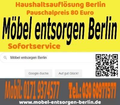 Berlin Möbel Entrümpelungen 80 Euro pauschal