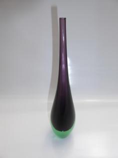 Murano Glas-Vase, 60-er Jahre, Flavio Poli Ära, Solifleur