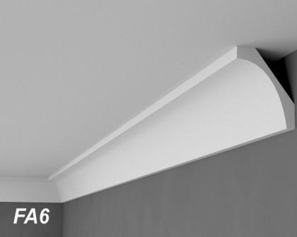 FA6 Polystyrol Stuckleiste Lichtprofile LED indirekte Beleuchtung