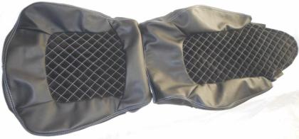 2 x Leder Sitzbezug für Smart Roadster 452
