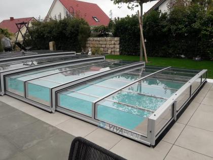 Pooldach PRESTIGE 9, 50m x 4, 00m (4, 88) x 0, 60m vormontiert
