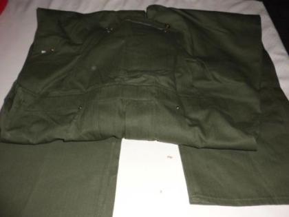 NEU Herren Overall oliv Gr.52,Zollstockkippen,Arbeitshose