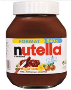 Nutella 840g Glas ab 4,19 EUR - 4,98EUR/kg