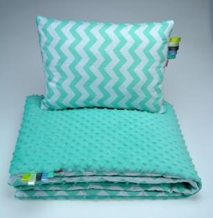 Babybettwäsche Bettgarnitur Bettbezug Babybett Minky 30x40cm Kissen 75x100 Decke