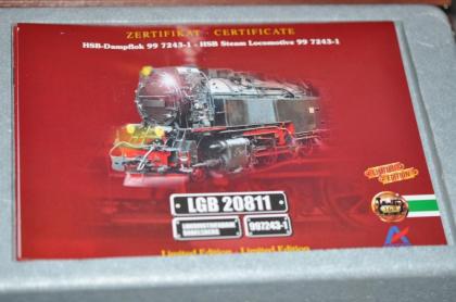 LGB 20811 997243-1 No.206 Lokomotive