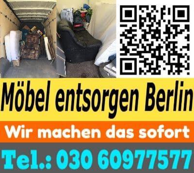 Möbel entsorgen Berlin Matratze Sessel Tisch Bett Schrank