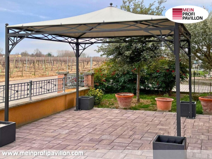Pavillon 4X4 Überdachung Pagodenzelt Festzelt Pvc Terrassendach Pergola Terrasse