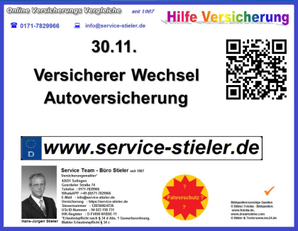 30.11. Autoversicherung Stichtag #Online Versicherungs Vergleiche Zeit für Verän
