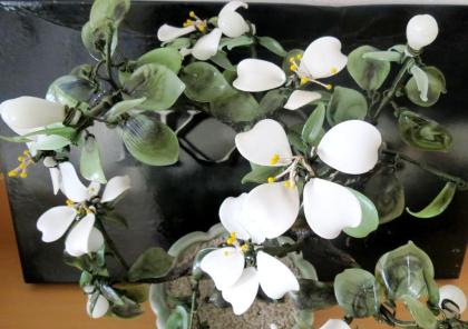 Kunst: Handarbeit Edle dekorative Pflanze aus Glas incl. Topf € 60, 00