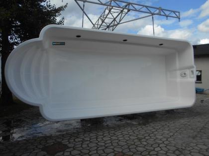 GFK Fertigbecken 8, 0x3, 2x1, 5 Gartenpool Einbaubecken PROMO