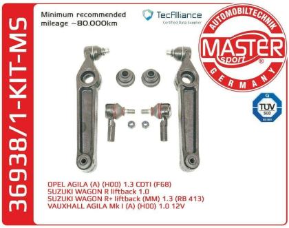 NEU! QUERLENKER SATZ LENKER RADAUFHÄNGUNG OPEL AGILA (A)(H00) SUZUKI WAGON AUTOT